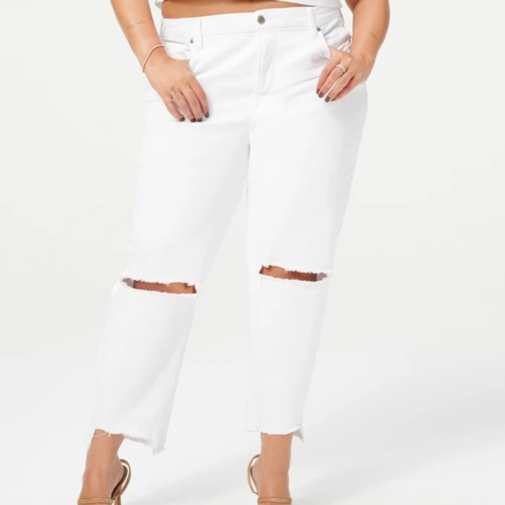 Good American White Petite Jean